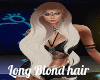Long blond hair