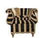 Royal Black&Gold Chaise2