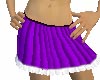 Purple Miniskirt w/Pleats