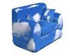 Sky blue chair