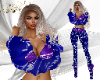 *PR@DA BLU/PU Jacket+Bra
