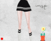 Black mini skirt + stock