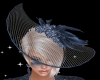 Elegant Irrdce Slate Hat