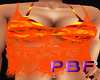 PBF*Orange Lace W/Print
