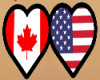 Canada/American hearts