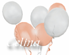 Peach Wedding Balloons