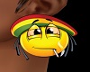 Bob Marley Emoji Earings