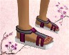 Plum Sandals