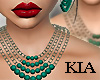 Kia| Grn Pearl Necklace