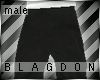 {B} Black Joggers