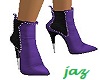 J* Purple Ankle Boots