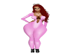 xxl Pink Pvc Catsuit