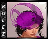 Elegant Purple Lady Hat