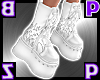 Bold Wave Boots / White