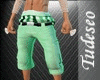 [TD]Green Shorts w/Boxer