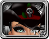 ~RS~GothicSkull Rose Hat