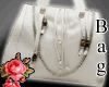 *L* G White Handbag