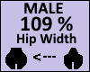 Hip Scaler 109% Male