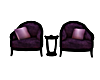 Purple Velvet  Chairs