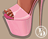 S@tin | Soft Pink Heels