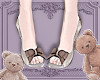 ribbon pumps beige