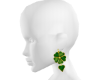 G Green Clover Earrings