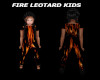 FIRE LEOTARD KIDS