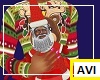 Kids Hold Santa Doll Avi