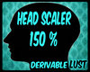  M/F 150 %Head Scaler