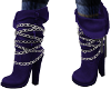 {DJ} Blue Chained Boots