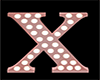 X Pink Letter Neon