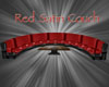 Red Satin Couch