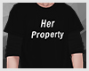 Her Property Black Shirt