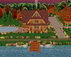 ~LL~LAKE FRONT LOG CABIN