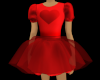 Kid's red heart dress