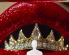 Crown lips background