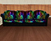 colorful weed couch
