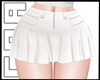 [C]White Mini Skirt