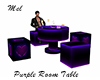 Purple Club Tables
