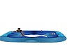 blue dolphine raft