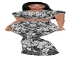 JMC BW Floral Strtch RLL