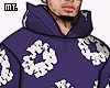 Tears Purple Hoodie