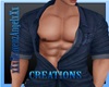 Hot Open Shirt Blue