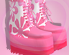 ♥ Flowers Pink Boots