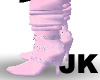 Pink male boots