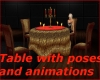 Table with animations