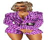 *F70 Purple Plaid Dress