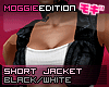 ME|ShortJacket|Blk/White