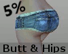 Butt Hip Scaler 5%