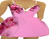 MI Pink Dress Flowers